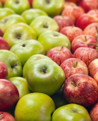 peras, manzana, frutas